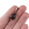 Pandantiv Obsidian mahon, sfere 10mm si 4mm, imagine 4