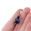 Pandantiv Ochi de tigru albastru, sfere 10mm si 4mm, imagine 5