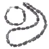 Set Colier si Bratara Iolith fatetat 10-14mm si discuri 3mm