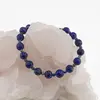 Bratara Lapis Lazuli sfere fatetate 3-7mm, imagine 2