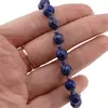 Bratara Lapis Lazuli sfere fatetate 3-7mm, imagine 3