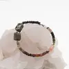 Bratara Turmalina discuri fatetate 4mm, Labradorit si Piatra Soarelui, imagine 2
