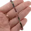 Bratara Turmalina multicolora discuri, 3mm, imagine 3