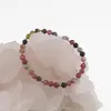 Bratara Turmalina multicolora sfere cu bumbi, 5mm, imagine 2