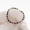 Bratara Turmalina multicolora sfere fatetate cu bumbi, 5mm, imagine 2