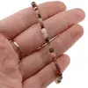Bratara Turmalina multicolora sfere si discuri fatetate, 3-4mm, imagine 3
