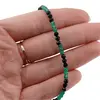 Bratara Turmalina neagra si Onix verde sfere fatetate, 3-4mm, imagine 3