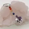 Breloc 7 chakre cu Elefant Ametist, imagine 2