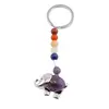 Breloc 7 chakre cu Elefant Ametist