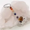 Breloc 7 chakre cu Elefant Ochi de tigru, imagine 2