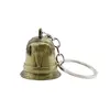 Breloc clopot cu elefant, alama - 9,5cm, imagine 2