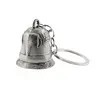 Breloc clopot cu elefant, argintiu - 9,5cm, imagine 2
