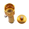 Bricheta portabila pentru aromaterapie model smiley face, auriu, imagine 4