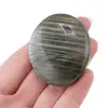 Cristal natural Labradorit oval rulat, 45-55mm, imagine 6