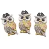 Magnet bufnita pirat din rasina, 7x4cm, imagine 2