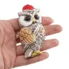 Magnet bufnita pompier din rasina, 7x4cm, imagine 3