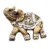 Magnet elefant din rasina - auriu, 7x6cm
