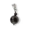 Pandantiv Granat, sfere 10mm si 4mm, imagine 3