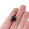 Pandantiv Granat, sfere 10mm si 4mm, imagine 5