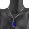 Pandantiv Lapis Lazuli fatetat, 12-20mm, imagine 3