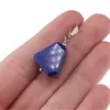 Pandantiv Lapis Lazuli fatetat, 12-20mm, imagine 4