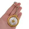 Breloc Feng Shui Amuleta cu nod mistic si cele 8 simboluri tibetane si dublu dorje, imagine 2
