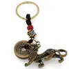 Breloc Feng Shui Amuleta cu nod mistic si Dragon cu monede chinezesti, 9,5cm