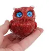 Bufnita din rasina cu spartura Coral rosu, 6cm, imagine 6