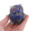 Bufnita din rasina cu spartura Lapis Lazuli, 6cm, imagine 6