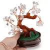 Copac in ghiveci cu pietre de Cristal de stanca - 16cm, imagine 3