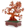 Copac in ghiveci cu pietre naturale de Carneol - 23cm, imagine 2