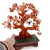 Copac in ghiveci cu pietre naturale de Carneol - 23cm, imagine 3
