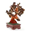 Copac in ghiveci cu pietre naturale de Ochi de tigru - 23cm, imagine 2