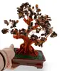 Copac in ghiveci cu pietre naturale de Ochi de tigru - 23cm, imagine 3