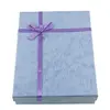 Cutie pentru cadou dreptunghiulara albastra, mare - 16x12cm