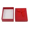 Cutie pentru cadou dreptunghiulara rosie, 9x7cm, imagine 2