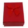 Cutie pentru cadou dreptunghiulara rosie, 9x7cm