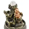 Fantana arteziana electrica, decoratiune Feng Shui pentru interior, Buddha vesel, imagine 2