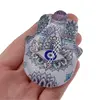 Magnet Mana Fatimei (Hamsa) si ochi protector si mandala - 7x5cm, imagine 3