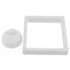 Rama de prezentare pentru bijuterii, alba mare - 11cm, imagine 2