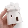Vas aromaterapie din ceramica cu model moara, alb - 9cm, imagine 3