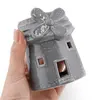 Vas aromaterapie din ceramica cu model moara, gri - 9cm, imagine 3