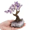 Copac decorativ Ametist pe baza de cluster, 13-15cm, imagine 8