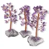 Copac decorativ Ametist pe baza de cluster, 14-16cm, imagine 2