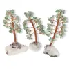 Copac decorativ Aventurin pe baza de cluster, 14-16cm