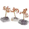 Copac decorativ Carneol pe baza de Fluorit, 9-10cm, imagine 2