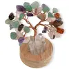 Copac decorativ Mix Cristale cu baza led si Cristal de stanca, USB - 10cm, imagine 2