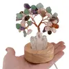 Copac decorativ Mix Cristale cu baza led si Cristal de stanca, USB - 10cm, imagine 4
