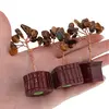 Copac in ghiveci cu pietre de ochi de tigru - 8cm, imagine 6