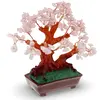 Copac in ghiveci cu pietre naturale de Cuart roz - 23cm, imagine 2